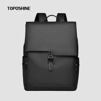 Ассиметричный рюкзак Toposhine для мужчин, дизайнерский уличный спортивный ранец с откидной крышкой, сумка для ноутбука 15,6 дюйма в корейском и японском стиле, цвет черный/зеленый/серый