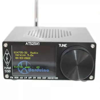 ATS-20 + / ATS-25 + ATS25X1 Si4732 Универсальный радиоприемник FM LW(MW SW) SSB + кнутая антенна + аккумулятор + USB кабель + динамик