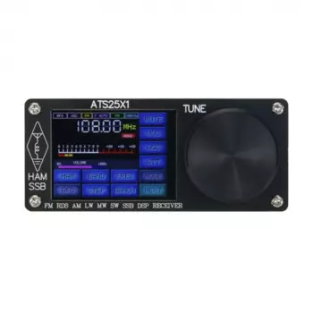 ATS-25 Si4732 радиоприемник для всех диапазонов FM RDS AM LW MW SW SSB приемник DSP с сенсорным экраном 2,4 дюйма