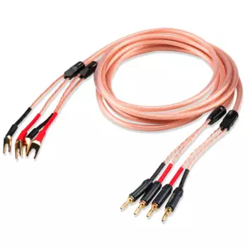 Аудиофильский медный акустический кабель 5N OCC с разъемом типа «банан» Hi-Fi аудиолиния для усилителя мощности CD DVD-плеер