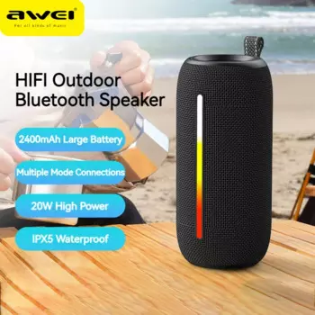 Awei Y788 Bluetooth динамик светодиодный мигающий Саундбар портативный наружный внутренний сабвуфер водонепроницаемый Громкоговоритель Поддержка TF карта AUX