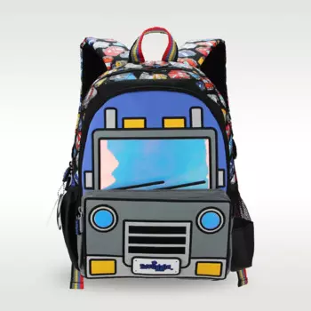 Австралийский оригинальный Лидер продаж, детская школьная сумка Smiggle, классный школьный портфель с машинкой для мальчиков, рюкзак для начальной школы 14 дюймов