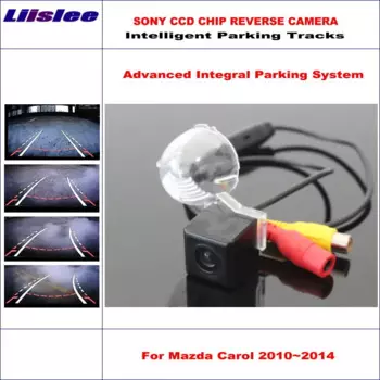 Авто HD SONY Автомобильная задняя камера для Mazda Carol 2010 ~ 2014 интеллектуальная парковочная дорожка обратное Резервное копирование/NTSC RCA AUX 580 ТВ линии