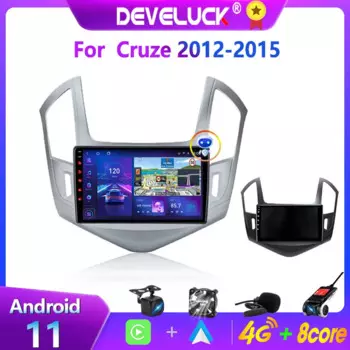 Автомагнитола 2DIN на Android 11 для Chevrolet Cruze J300 J308 2012-2015 мультимедийный видеоплеер GPS-навигатор Carplay Автомагнитола DSP