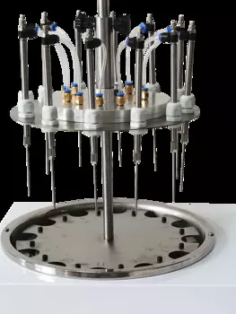 Автоматическая зеркальная круглая ручная водяная ванна с 12 отверстиями и 24 отверстиями, инструмент для очистки азота, постоянная температура