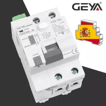 Автоматический выключатель GEYA GRD9L-R RCCB, автоматический выключатель 2P 40 А 30 мА 100 мА 300 мА RCD типа AC