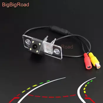 Автомобильная интеллектуальная динамическая дорожка BigBigRoad, камера заднего вида для Volkswagen Touareg Tiguan Passat B5 Jetta A5 Scirocco Polo