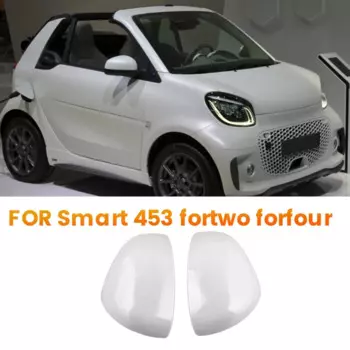 Автомобильная крышка зеркала заднего вида для Mercedes Benz Smart 453 Fortwo Forfour 2016-2021, аксессуары, крышка бокового зеркала на двери