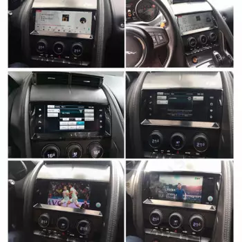 Автомобильная Мультимедийная магнитола, 10,25 дюйма, Android 13, 8 +, 128 ГГц, GPS-навигация, стереоприемник, экран дисплея для Jaguar F-Type 13-18