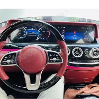 Автомобильная Мультимедийная магнитола для Mercedes Benz S221, 12,3-2005, Android 12, 2013 дюйма