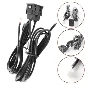 Автомобильное крепление на приборную панель USB + TYPE-C, удлинитель интерфейса панели, кабельный адаптер 145 см, кабельный адаптер для крепления на приборную панель автомобиля