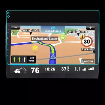 Автомобильное радио из закаленного стекла для радио, DVD, GPS, ЖК-дисплей, пленка для сенсорного экрана, наклейка, защитная 9-дюймовая магнитола, стерео радио для автомобиля