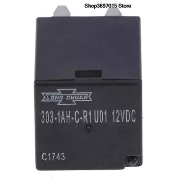 Автомобильное реле 303-1ah c-r1 U01 12VDC 4-контактное