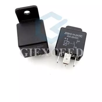 Автомобильное реле 40A JD2912, 4 Pin, DC 12 в-80 в, с монтажным отверстием, катушка, мощность 1,8 Вт, автомобильное Контрольное устройство