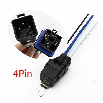 Автомобильное реле EARUELETRIC Waterproof Auto Relay 12В 40А черное