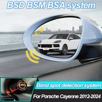 Автомобильное Зеркало BSD BSM BSA, система обнаружения слепых зон с датчиком парковки для Porsche Cayenne 2012-2022 2023 2024