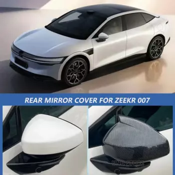 Автомобильное зеркало заднего вида, отделка, зеркальная Обложка для Geely Zeekr 007 2023 2024, комплект для тюнинга кузова Zeekr