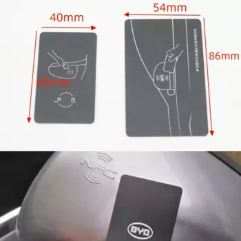 Автомобильное зеркало заднего вида с умной картой NFC, дистанционный ключ для BYD Seal Dolphin Atto 3 Tang DM Han EV Song PRO Qin PLUS DMI 2020-2024