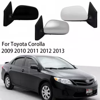Автомобильное зеркало заднего вида в сборе для Toyota Corolla 2009 2010 2011 2012, Автомобильное зеркало заднего вида с регулировкой нагрева объектива