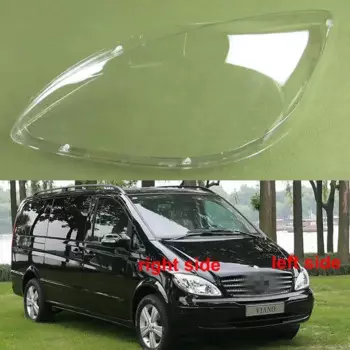 Автомобильные аксессуары для Mercedes-Benz Vito W639 2004-2010, крышка объектива фары, корпус фары, абажур, прозрачная маска из оргстекла