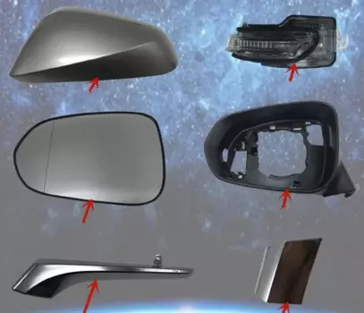 Автомобильные аксессуары qdпатрик, автомобильные запчасти, боковые зеркала, крышка зеркала для LEXUS NX200 NX300 2015-2018 RX300 RX450