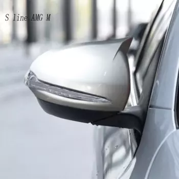 Автомобильные рога зеркало заднего вида крышка StickersTrim для Mercedes Benz B C E Class W205 W213 GLC X253 GLA H247 GLB X247 аксессуары