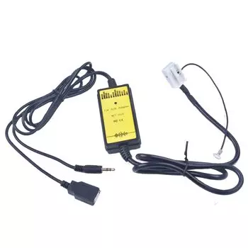 Автомобильный адаптер для компакт-диска VW, аудио интерфейс MP3, AUX USB CD-адаптер для VW R100 RCD100 RCD200 RCD300 RCD500 RNS300