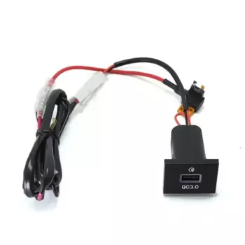 Автомобильный адаптер с быстрой зарядкой USB QC3.0, блок предохранителей, интерфейс питания, адаптер с жгутом кабеля для Ford Focus 2 MK2 09-11, аксессуары