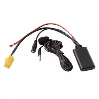 Автомобильный аудио адаптер, автомобильный радиоприемник 6Pin Mini ISO AUX In, микрофонный кабель для Fiat Bravo Panda Punto
