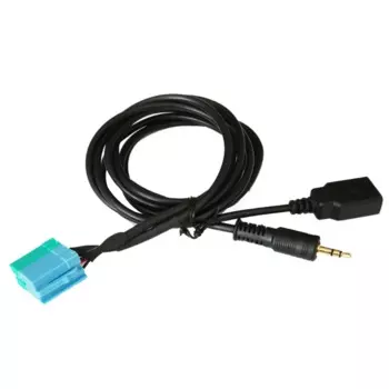 Автомобильный аксессуар 3,5 мм USB AUX стерео аудио линейный входной кабель