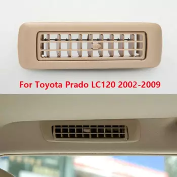 Автомобильный бежевый верх на крышу, розетка кондиционера для Toyota Land Cruiser Prado 120 LC120 2002-2009, аксессуары для интерьера