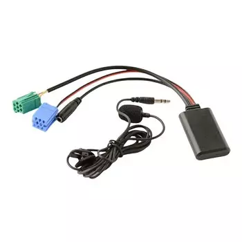 Автомобильный Bluetooth-совместимый модуль AUX адаптер микрофон гарнитура 6Pin AUX кабель для Renault Espace Kangoo Megane Laguna 2005-2011