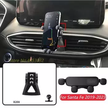 Автомобильный Держатель Для Hyundai Santa Fe 2019-2021, Гравитационная Навигация, Gps-крепление С Вентиляцией