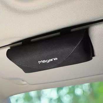 Автомобильный Держатель Для Солнцезащитного Козырька Renault Megane RS, Замшевая Коробка Для Очков
