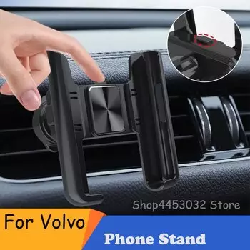 Автомобильный держатель для телефона для Volvo XC90, XC60, S60, XC40, V40, V60, V50, S40, V90, S90, поддержка GPS, ручной зажим, автомобильные аксессуары для интерьера