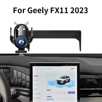Автомобильный держатель для телефона Geely FX11 2023, люминесцентный мультяшный олень 20 Вт, беспроводной зарядный экран, аксессуары для подставки