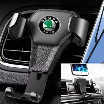 Автомобильный держатель для телефона, воздушный зажим для Skoda Superb Fabia Octavia Rapid Superb Yeti Kamiq Scala Karoq, наклейка A2 A7 Roomster Citroen