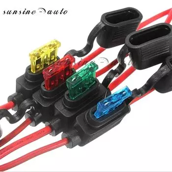 Водонепроницаемый автомобильный держатель предохранителей SUNSINE AUTO 16AWG
