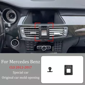 Автомобильный держатель телефона для Benz CLS 2012-2017, проекция экрана «сделай сам», беспроводное зарядное устройство, инфракрасный индукционный фиксированный кронштейн