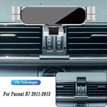 Автомобильный держатель телефона для Volkswagen Passat B7 B8 B9 2011-2022, гравитационный навигационный кронштейн, GPS-подставка, зажим для выпуска воздуха, вращающаяся поддержка