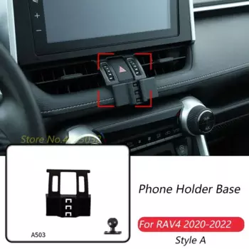 Автомобильный держатель телефона, только для Toyota RAV4 XA50 2020-2022, фиксированный кронштейн для выпуска воздуха, аксессуары, диаметр 17 мм