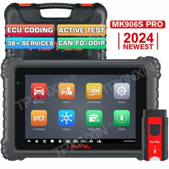 Автомобильный диагностический сканер Autel MaxiCOM MK906 Pro-TS, полный TPMS, автомобильный диагностический сканер, инструмент для кодирования ключей, обновление MS906BT/MS906TS