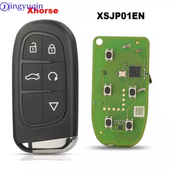 Автомобильный ключ jingyuqin для XHORSE XSJP01EN TOY.T XM38, универсальный смарт-ключ для Jeep, Chrysler, Dodge, полный ключ
