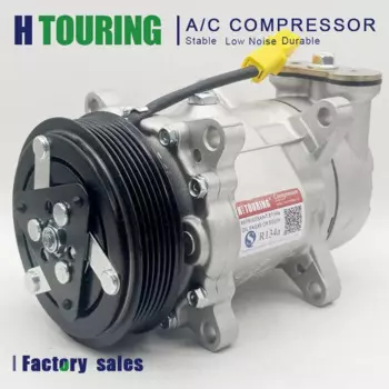 Автомобильный Компрессор кондиционера для Peugeot 206 A/C 6453CN 6453EH 6453FS 6453JG 6453JK 40405087 9611111780 9628239480 SANDEN SD6V12 1412 1431