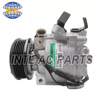 Автомобильный Компрессор кондиционера QS90 для Chevrolet GM onix cobalt spin 1,8 95370313 95370317 AKT200A415 AKT200A408 95059819