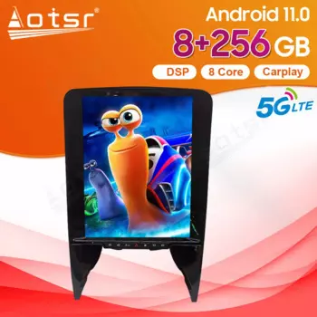 Автомобильный мультимедийный DVD-плеер с экраном Tesla 8 + 256 ГБ для Lamborghini Gallardo Android радио GPS Навигация стерео головное устройство Carplay