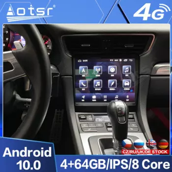 Автомобильный мультимедийный GPS-навигатор для Porsche Cayman Boxster 911 997 Android 10,0 радио видеоплеер сенсорный экран головное устройство аудио
