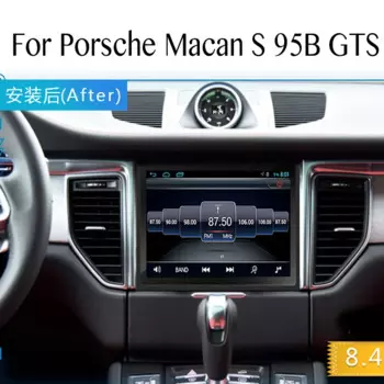 Автомобильный мультимедийный плеер, навигатор, радио, стерео, для Porsche Macan S 95B, GTS, Turbo PCM, 8,4 дюймов, навигация CarPlay 360, вид с птицы