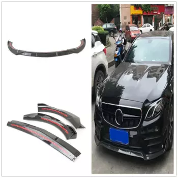Автомобильный передний бампер, спойлер, нижняя накладка сплиттера для Mercedes Benz W213 E Class Sport 2017 2018 2019