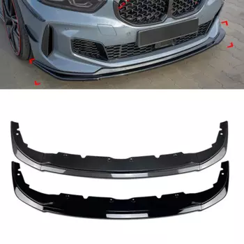 Автомобильный передний бампер, спойлер, обвесы, сплиттер, накладка для BMW 1 серии F40 M Sport 118i 120i 128ti 2020 2021 2022 2023